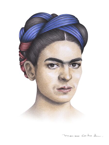 Frida 1, lápiz