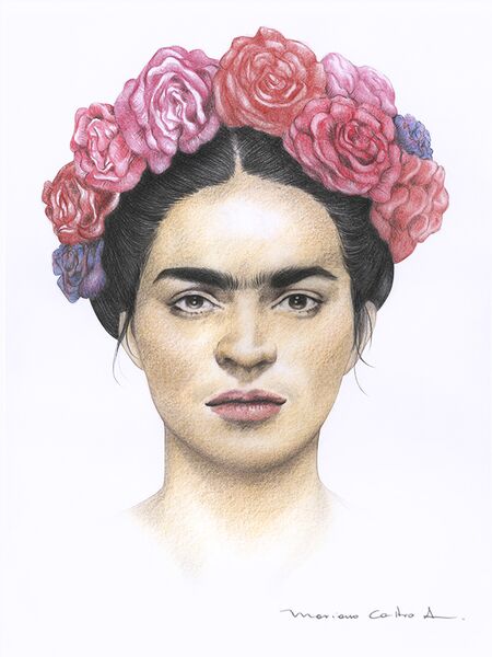 Frida 2, lápiz