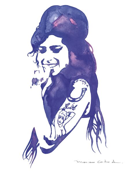Amy, acuarela
