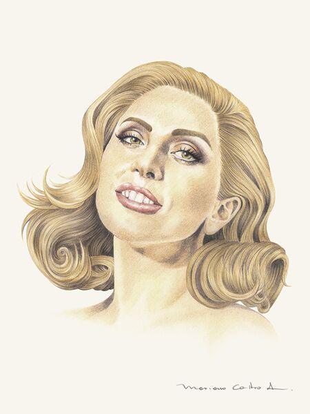 Gaga, lápiz